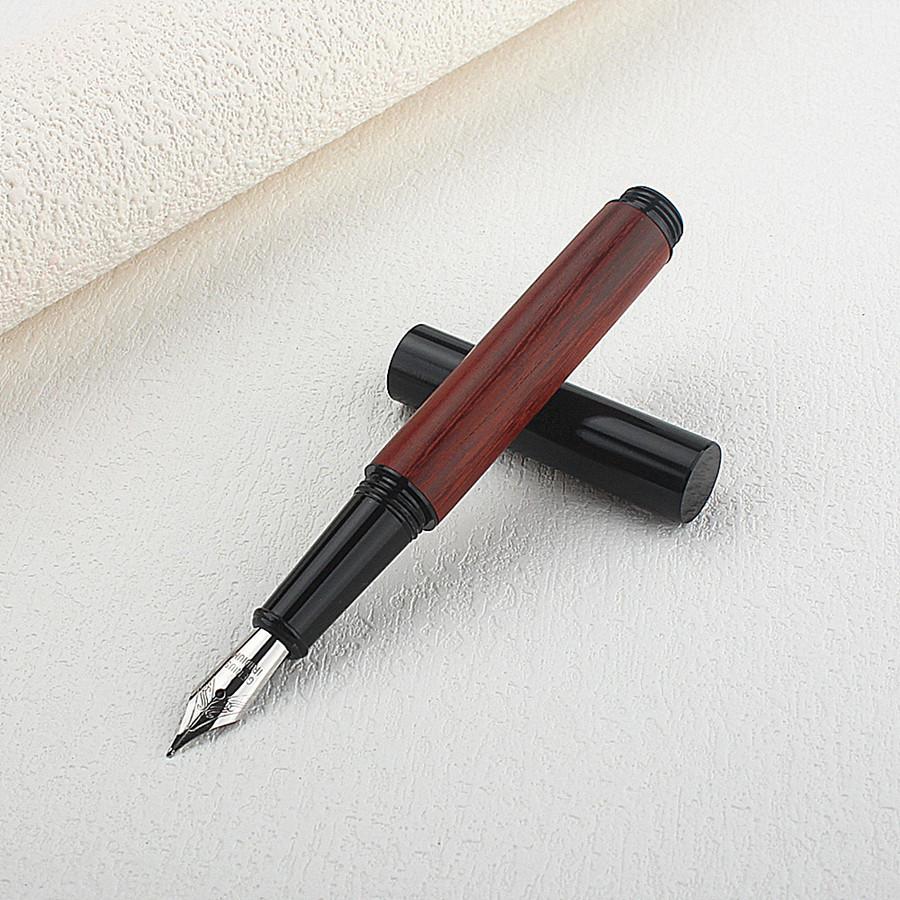 jinhao 82 mini Acrylic Smooth writing ink pens Wooden bronze office business signature school supplies students fountain pen