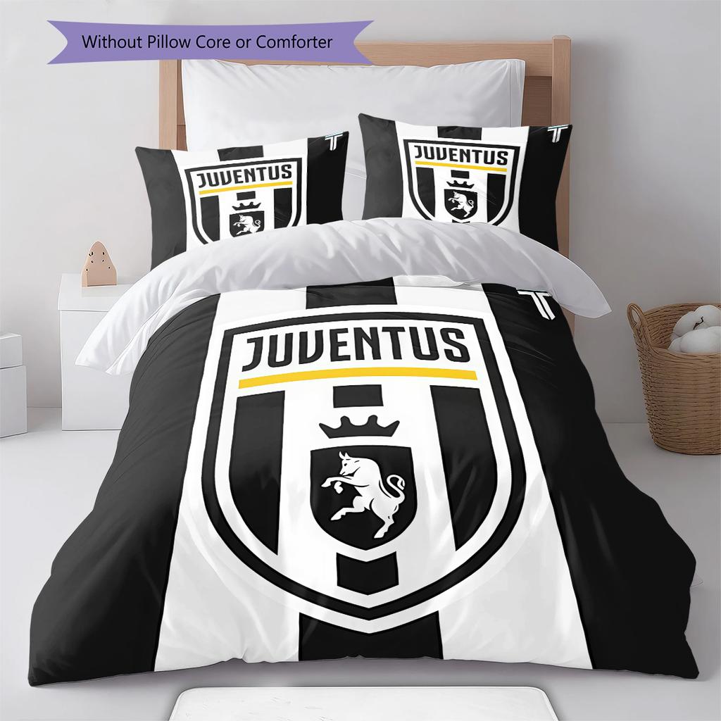 Set cu cuvertură și fețe de pernă Man Utd Decor Acasă Cadou de Ziua de Naștere (1 * husă de pilotă + 2 * fețe de pernă, fără miez)