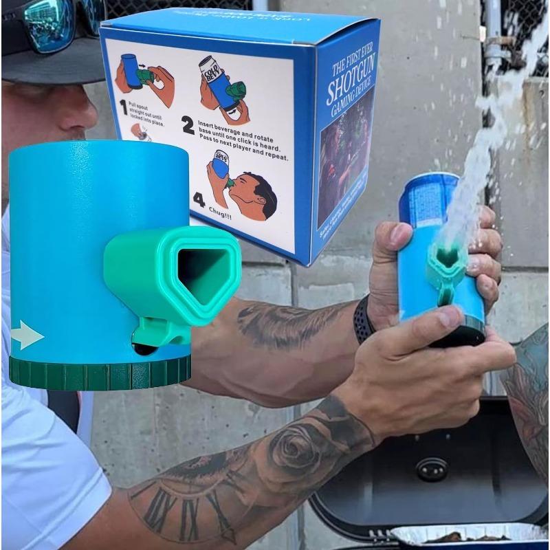 Lustiges Schrotflinten-Roulette Trinkspiel für zufälligen Bier-Shotgun-Spaß, Radspiel, Bierpartyspiel für Tailgate, BBQ, Vorspiel