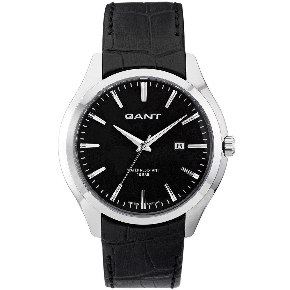

GANT Часы на батарейках кварцевые дата W70691 мужские [Товар] чёрный