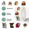 500pcs/Roll Funny Dogs Cats MEME Sealing Stickers Kawaii Animal Graffiti Decal DIY Luggage Notebook Journal Cute Cartoon Sticker