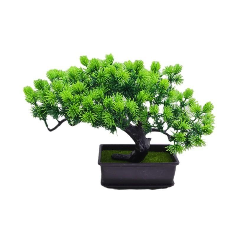 Pinus Zucc Bungeana Artificial Bonsai Potted Plant For Home Decor Projects