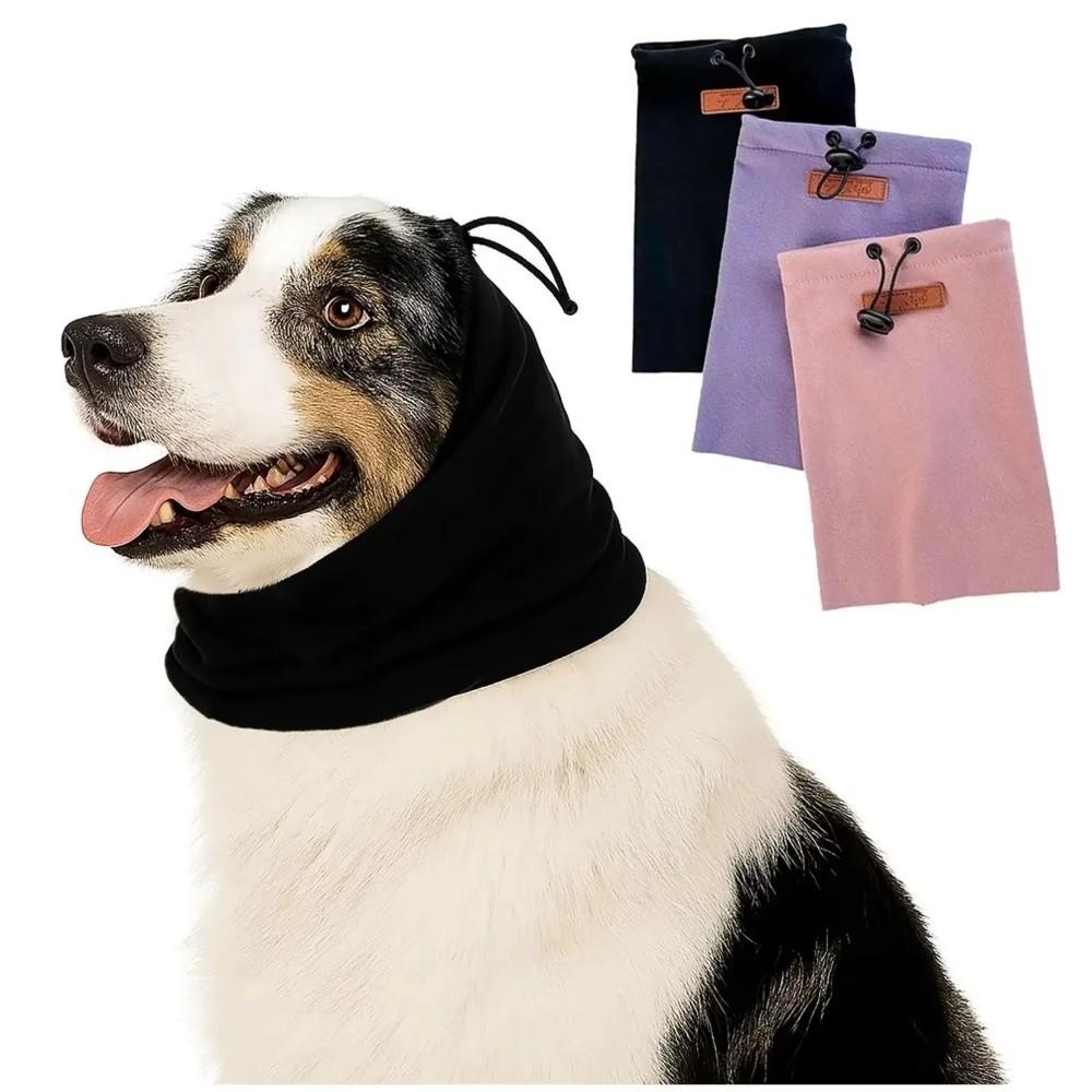 Headwear Dog Scarf Cold-Proof Design Polyester Pet Noise Reduction Noise Cancelling Stress Reduction Dog Ear Muffs