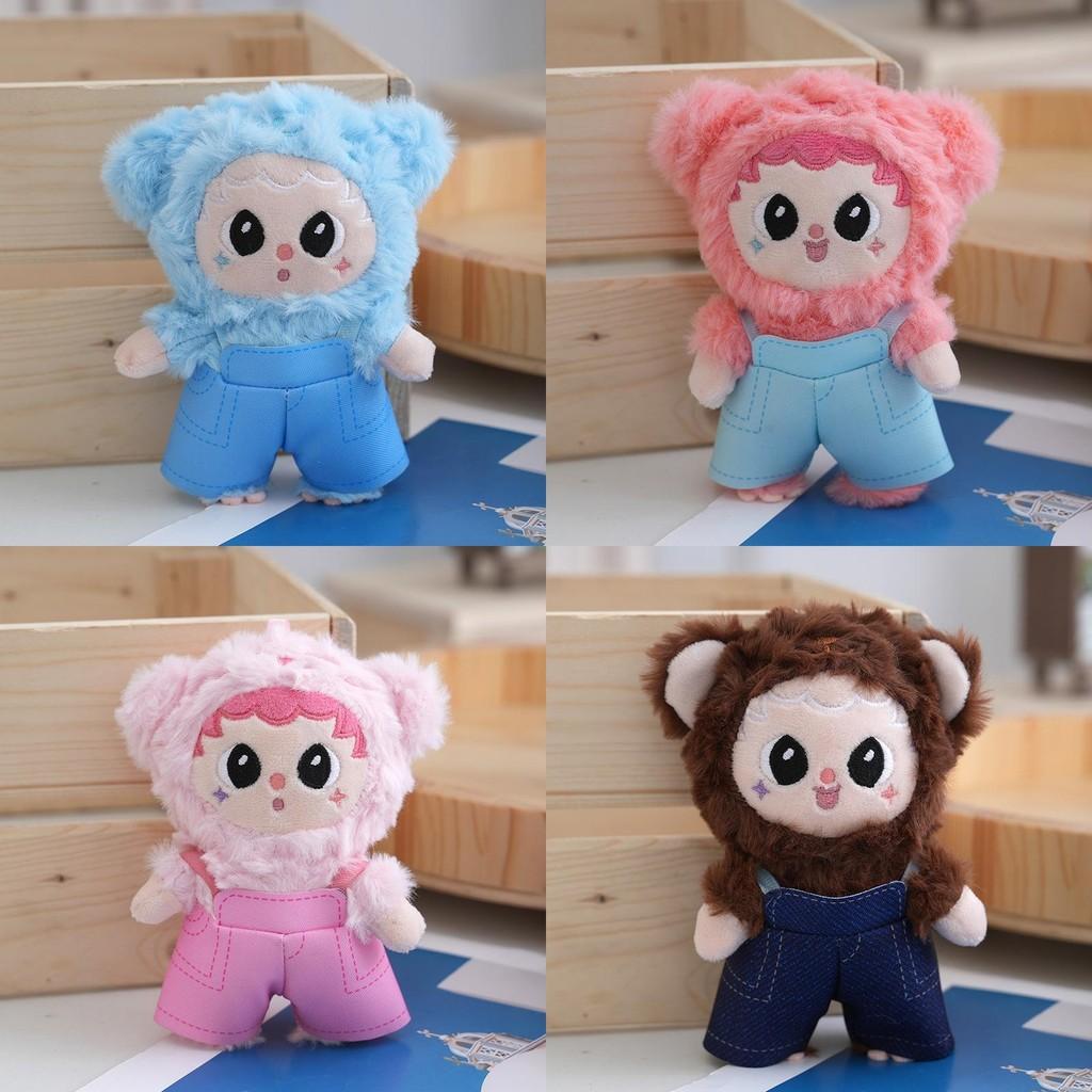 Charming Soft Plush Bear Doll Keychain Cute Hanging Toy With Colorful Options