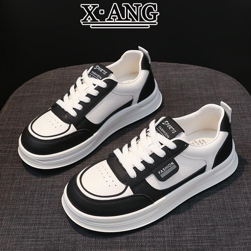 Leather Little White Shoes Women's Soft Soles Are Not Tired Feet Single Shoes New Autumn Shoes Women's Board Shoes Casual Sports Shoes