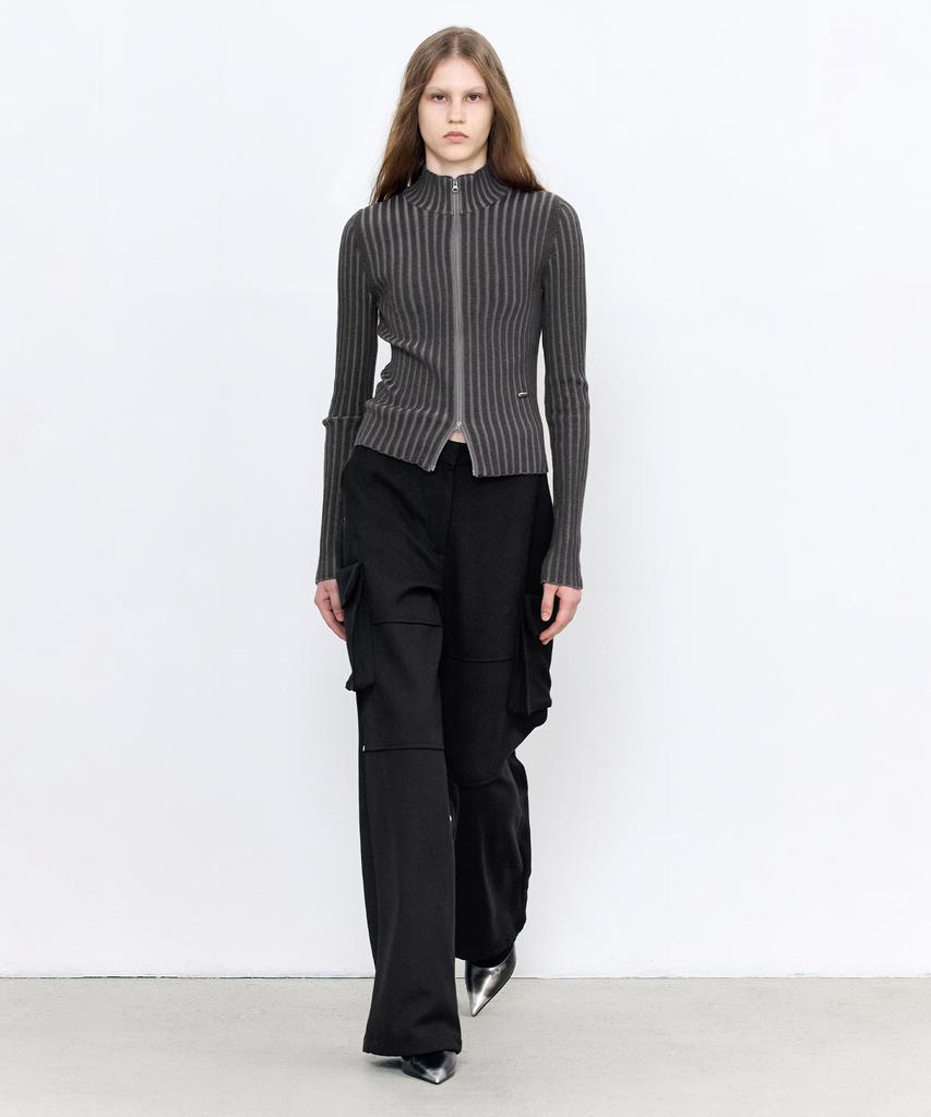 INSILENCE WOMEN Fatigue Pocket Slacks Black
