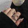 Anello aperto squisito alla moda di alta gamma per donna - Gioiello statement alla moda di nicchia per dito indice