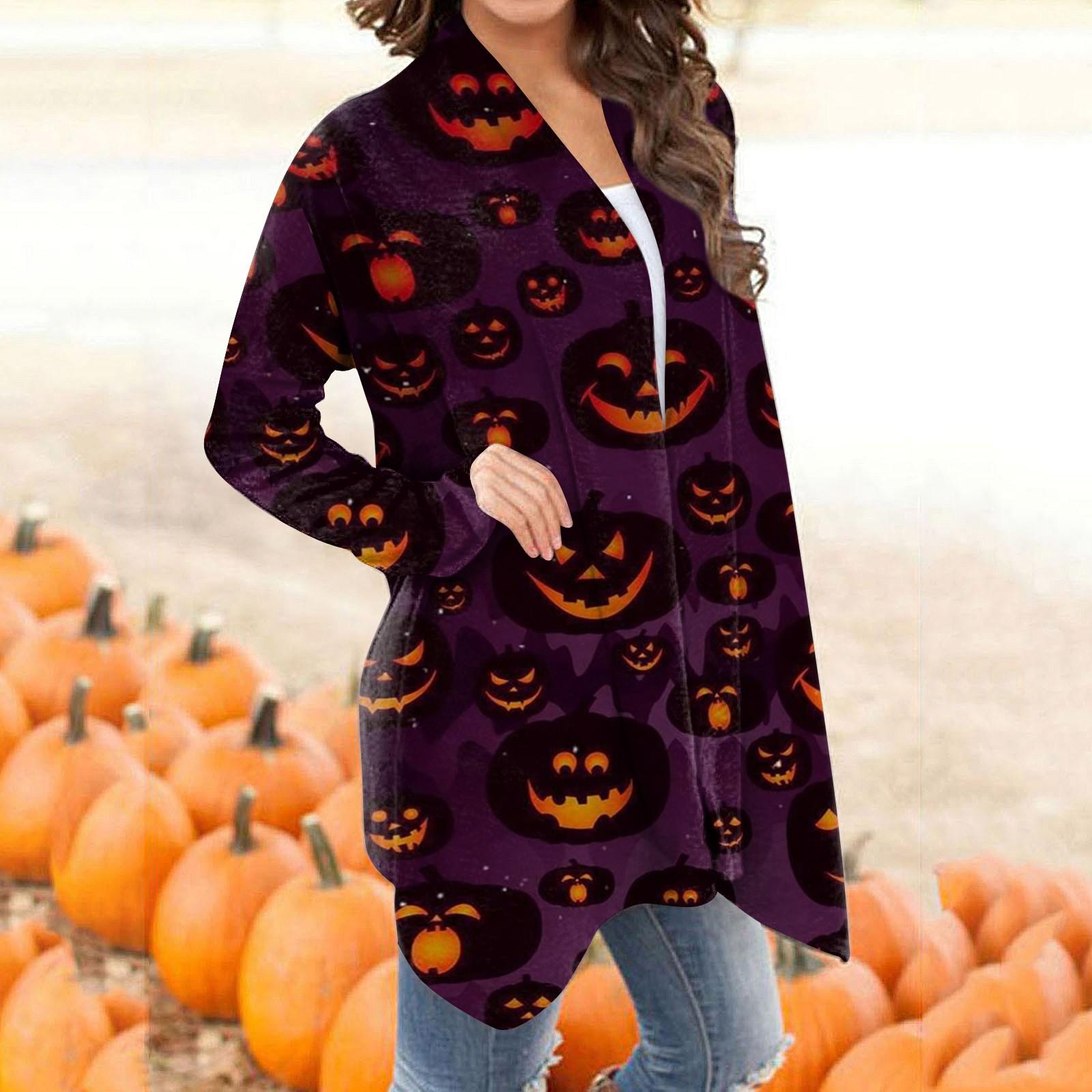 

Женская модная повседневная куртка-кардиган средней длины с цветочным принтом, пальто XXXXL