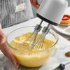 Frusta a mano ricaricabile USB senza fili, doppia frusta in acciaio inossidabile, sbattitore elettrico, per dolci e cucina, batteria da 3000 mAh, utensile da cucina