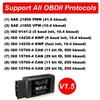 WiFi ELM327 OBD2 Code Reader Scanner V1.5 Auto Diagnosewerkzeuge Motorstörung prüfen Für Android/IOS/Windows 16PIN OBD2 Schnittstelle
