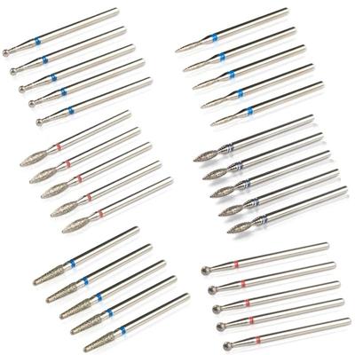 3pcs Diamond Nail Drill Bit for Manicure Nail Drill Manicure Machine Bit Accessories Cuticle Clean Mill Cutters Removing Gel