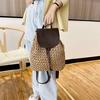 Sommerryggsekk Dame Rattan Straw Bag Casual Hollow Out Dame Vevd Strandveske Ryggsekker Dame Snøring