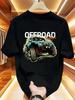 New Cool Offroad Versatile Adult Mens Fashion Tshirt 100 Cotton Loose Casual Comfortable Refreshing Breathable Shortsleeved
