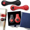 PU Leather Double-Sided Magnetic Bookmark Clip - Cute and Practical Journal Decoration Gift