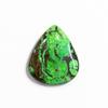 Green Turquoise Pear Cabochon | Statement Gemstone for Jewelry Making