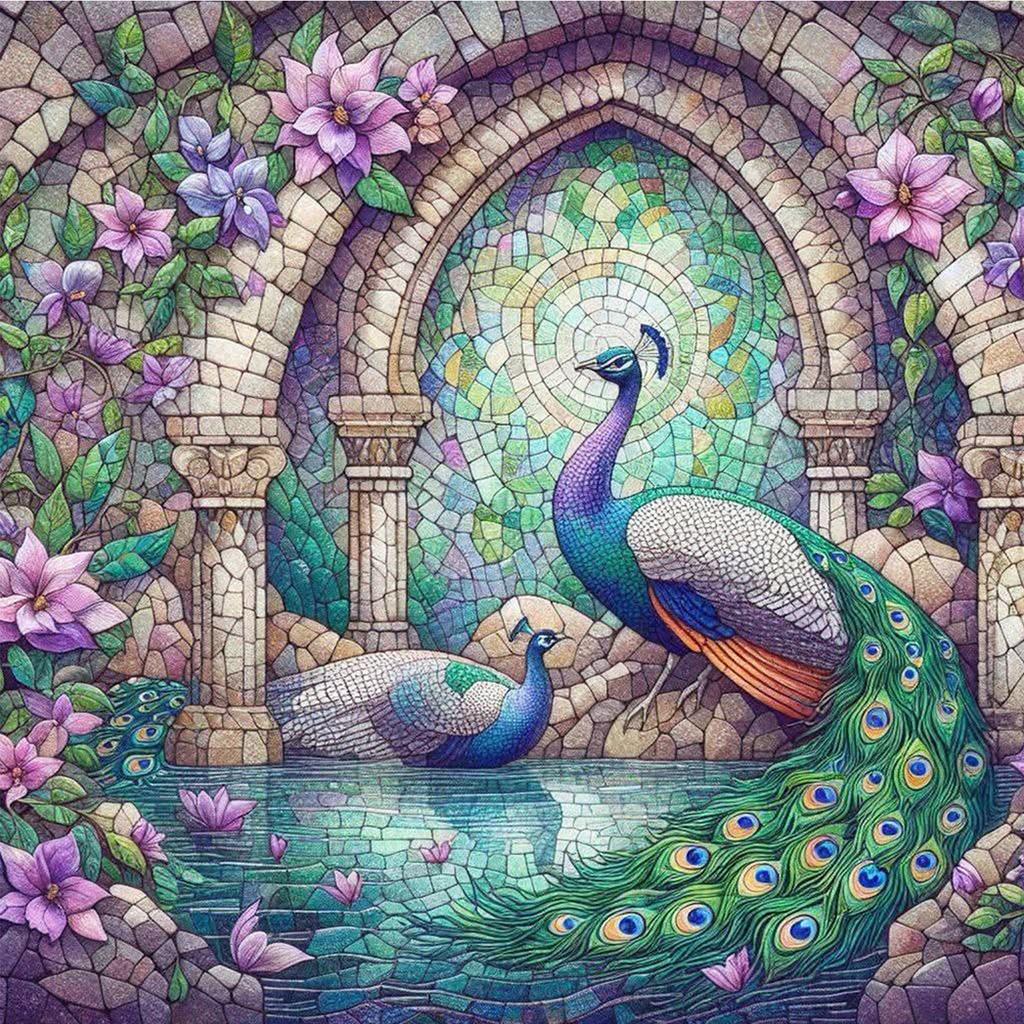 Animal 5D DIY Diamond Art Painting Kits for Gift Home Wall Decor Round Full Drill Dimond Art Paintings 30x30cm