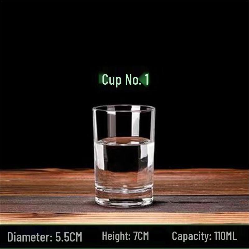 

Бессвинцовый прозрачный набор стаканов для пива и чая - Утолщенный пузырчатый дизайн для гостиной 1 piece