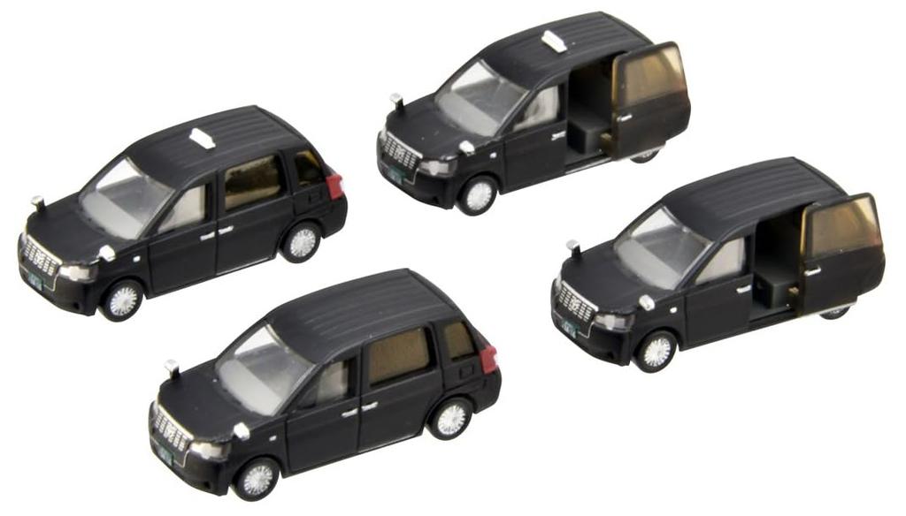 TOMYTEC The Car Collection Car Collection Basic Set Selection JPN Taxi Black Diorama Supplies 336211 (Select)