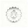 Stainless Steel Christmas Cookie Cutter Gingerbread Man Snowflake Star Shape Biscuit Mold Diy Cake Pastry Baking Making Tools