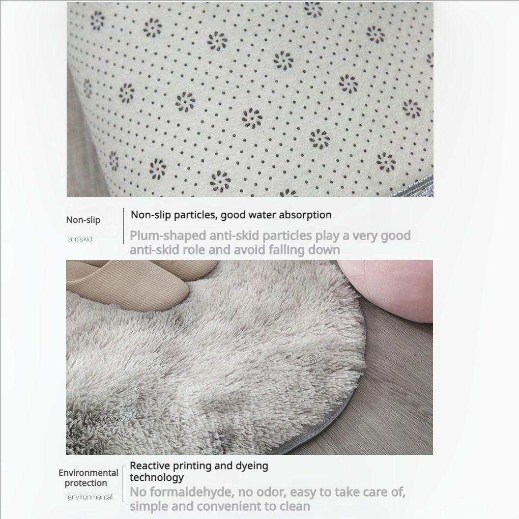 Small Fluffy Rug For Bedroom Children S Play Area Hall Or Study Room Long Haired Tie Dye Blanket