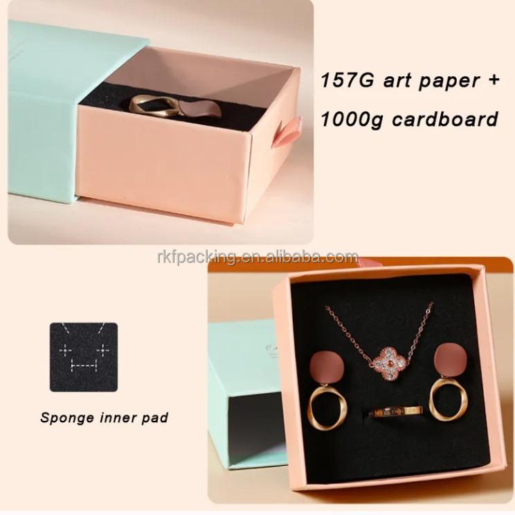 Thickened Kraft Paper Drawer Box Party Favor Box Rectangular with Custom Logo for Events and Gifts