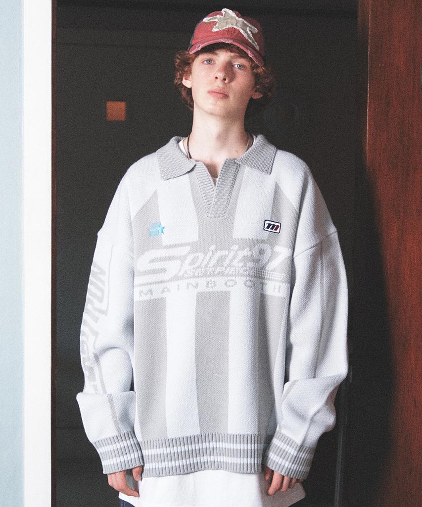 MAINBOOTH Spirit 97 Football Sweater(Gray)