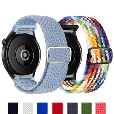 Braided Solo Loop Band For Samsung Galaxy Watch 6 4 Classic 5 Pro 44mm 40mm 47mm 43mm 20mm No Gaps Bracelet Galaxy Watch 6 Strap