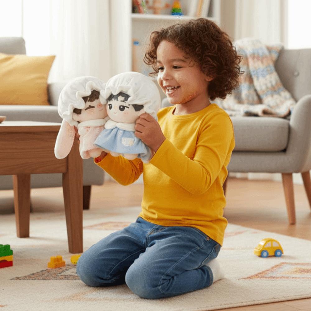 Dress-up Cotton Doll's Clothes Set Animal Onesie 10cm Doll Clothes  Children's Gift