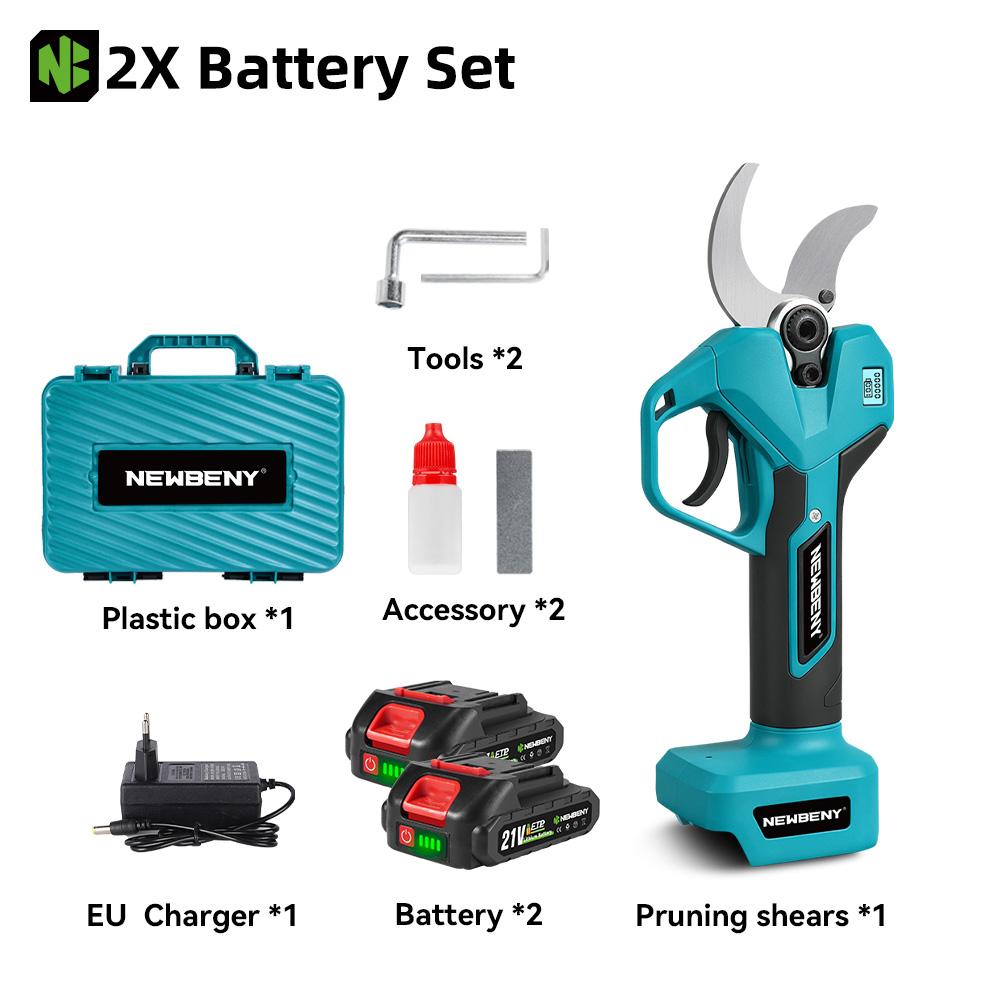 Newbeny 2 Gänge 65mm Bürstenloser Elektrischer Astschere Obstbaum Bonsai Astschere Elektrowerkzeuge Für Makita 18V Akku Stift