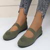 Women's Pointed Toe Flat Shoes Fashion New Knitted Slip-on Women's Casual Comfortable Breathable Ballet Flat Loafers