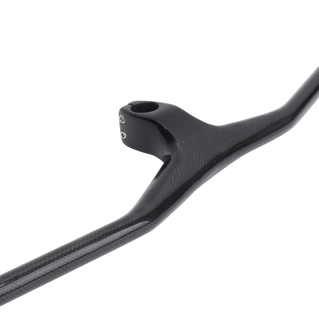 800x100mm Mountainbike Carbon Integrierte Lenker 3K Glänzend Road Fahrrad Vorbau Lenker