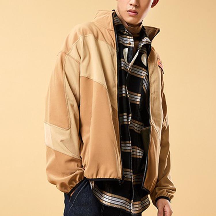 Li Ning Long Hooded Warm Loose Two-Piece Down Jacket Men Outerwear Fragrant-Apricot AEAP007-4