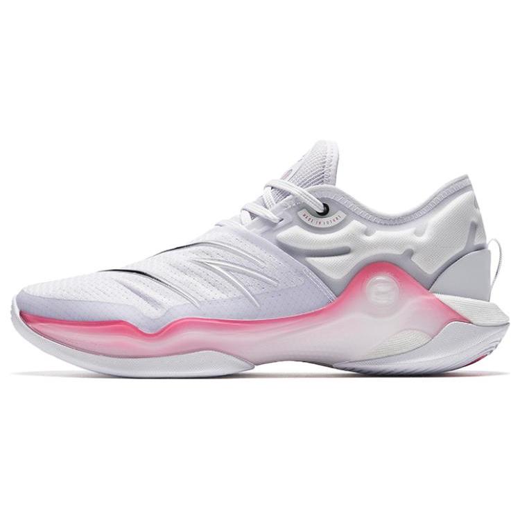 New Anta Skyline 1 Low Anti Slip Wear Resistant Low Top Basketball Shoes Men's Bright Pink 112331107-2