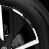 4Pcs Car Rims Wheels Curved Carbon Fiber Sticker Decals Auto Accessories For Volvo Rdesign AWD V50 V60 V90 S40 S60 S80 S90 V8 T6
