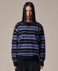 IDWS Vector Stripe Mohair Knit Black