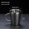 Yunduo Stainless Steel Diamond Pattern Creative Mug
