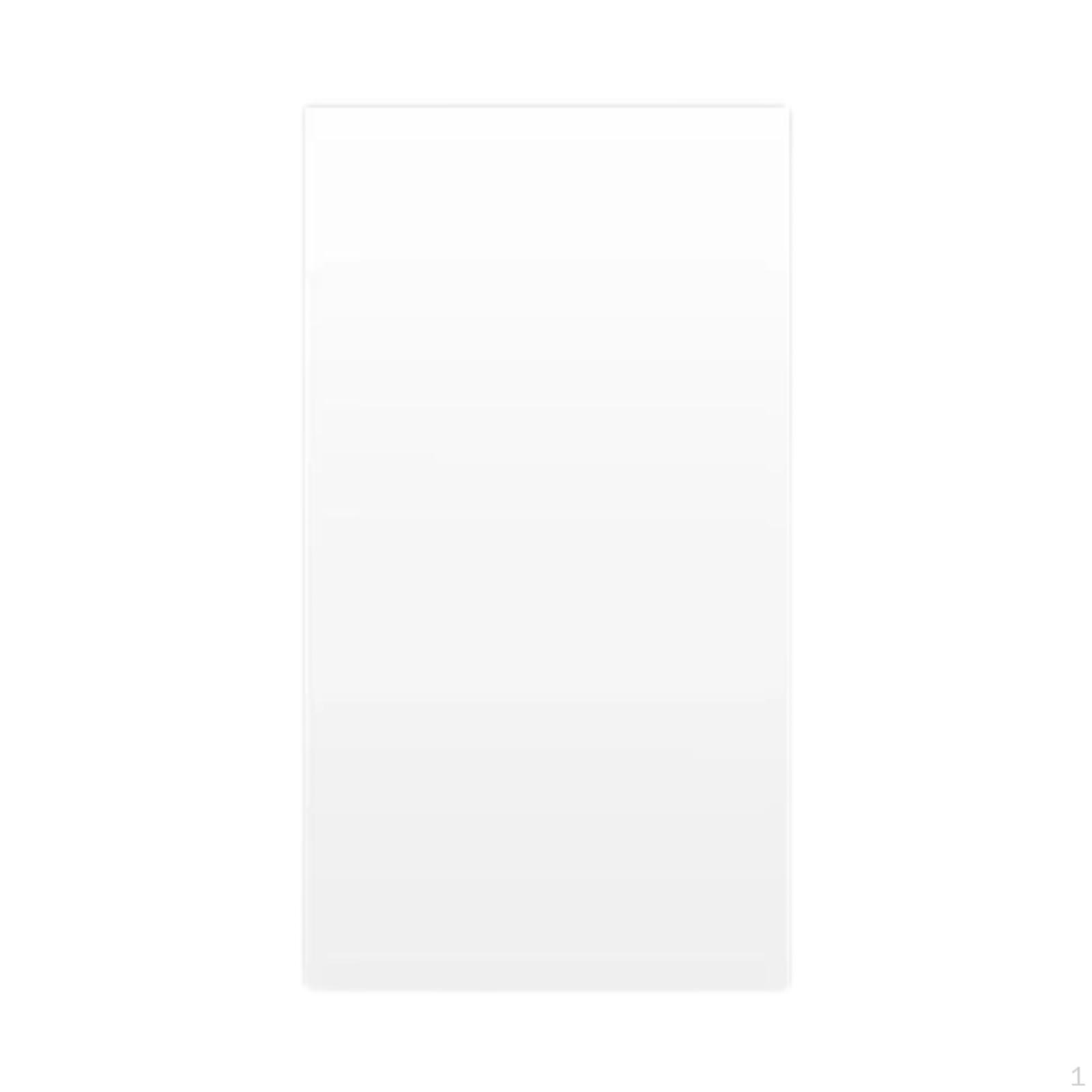 

Акриловый инструмент для скребка для торта, разглаживатель глазури, гибкий резак для выпечки хлеба 20.32x12.7x0.2cm