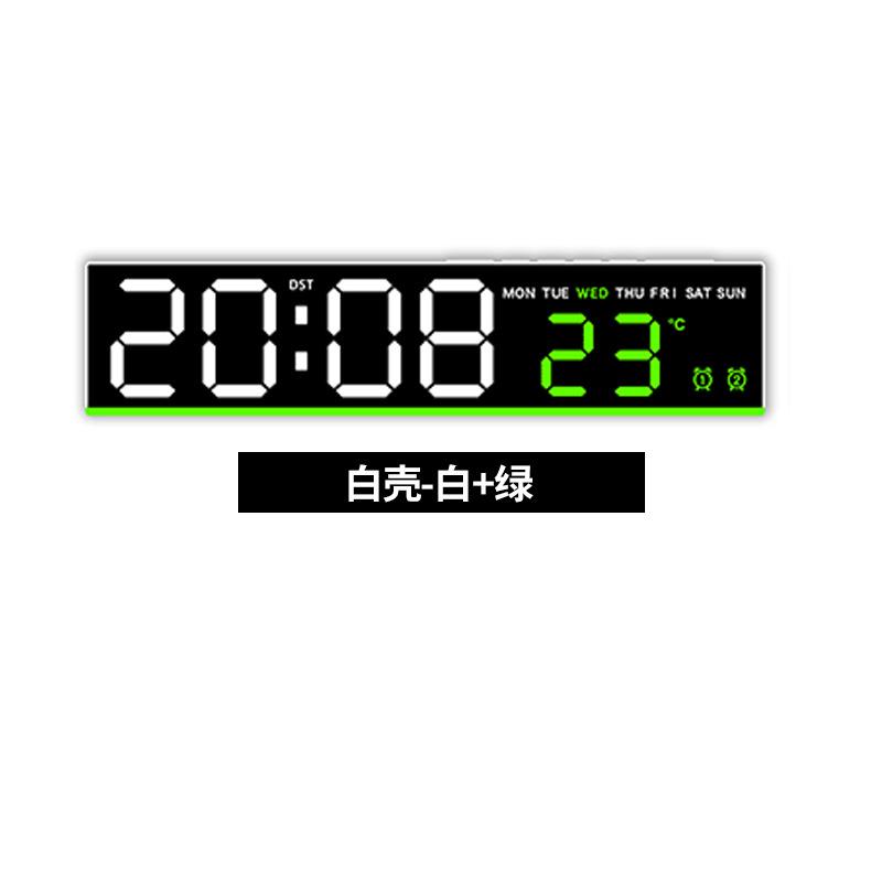 New LED Electronic Alarm Clock Multifunctional Clock Ambient Light Bedside Clock Simple Clock 1181 Plastic Desk Clock