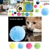 Interaktiver Plüschtierball für Hunde und Katzen Elektrisches Haustierspielzeug zur Linderung von Langeweile ABS-Kunststoff und Korallenfleece-Material 9cm/3.54in Größe