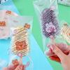 50Pcs Food Grade Ice Cream Bags Disposable Plastic Popsicle Protective Cover Storage Transparent Ice Popsicle Packing Bag Diy