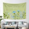 Home Wall Decoration Tapestry Colorful Wildflower Plant Background Hanging Cloth Office Living Room Tapestry