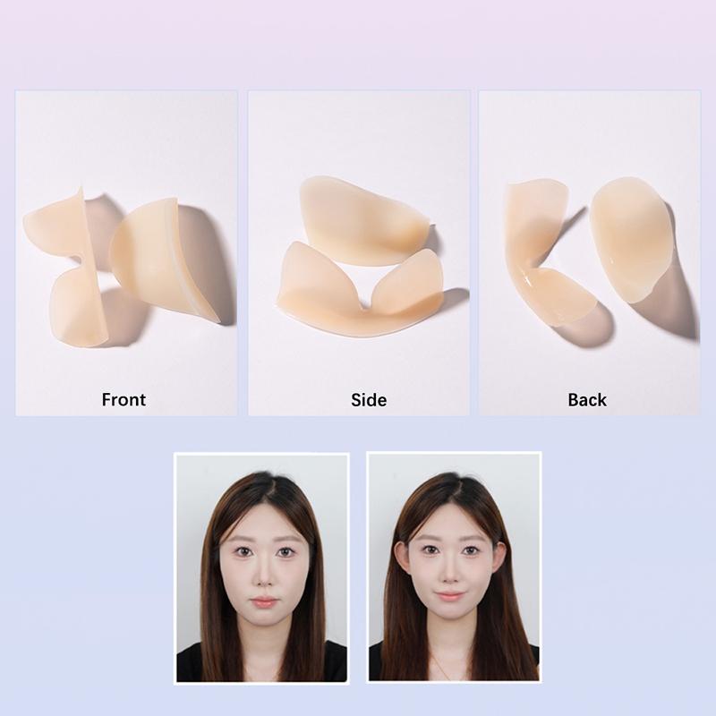 1/2/3Pairs 5D Elf Ear Support Stickers Invisible Ear Corrector Earlobe Support Patches Elf Ear Makeup V-Face Stickers Easy Use
