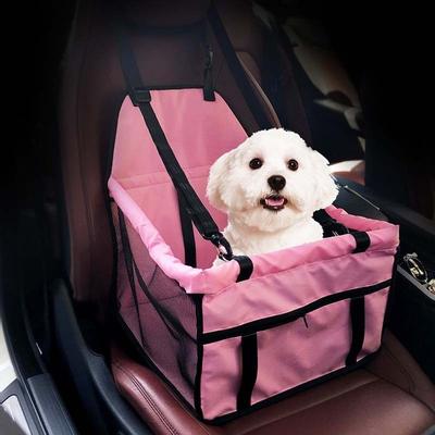 Pet Dog Car Carrier Torba na siedzenie Wodoodporny kosz Składany hamak Transportery dla zwierząt domowych Torba dla małych kotów Psy Bezpieczeństwo podróżna siatkowa torba