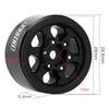 1.0 Aluminium Beadlock Wheel Rim for 4M Ascent18 SCX24 FCX24 1/24 1/18 RC Crawler Upgrade
