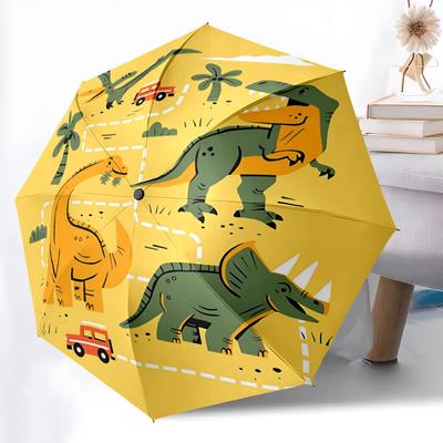 1 pièce Parapluie Aventure Dinosaure S'ouvre et se Ferme Automatiquement Cadeau Parfait avec un Mécanisme Pliant Pratique 002