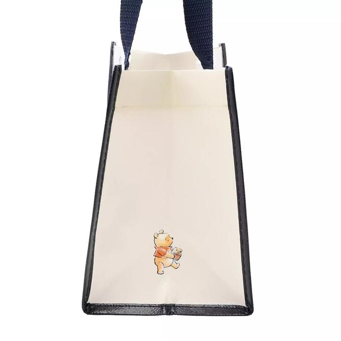 Disney Pooh & Friends Shopping Bag (S) Heartwarming Watercolor Japan NEW