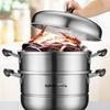 SUPOR 304 Stainless Steel Multifunctional Double-Layer Steamer