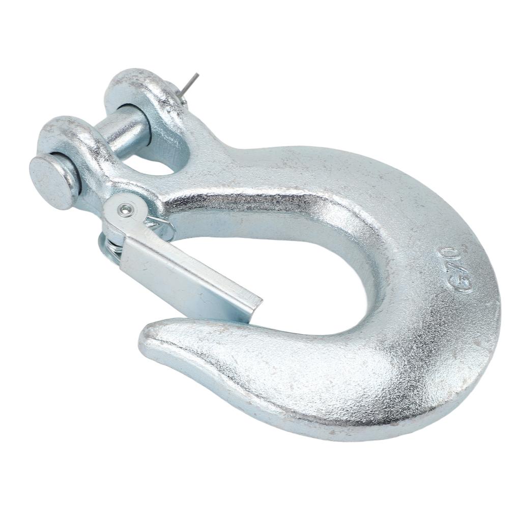 1 2 Inch Safety Chain Hook High Breaking Strength G70 Alloy Steel Heavy Duty for Winch Trailer Transport Vehicle Boat