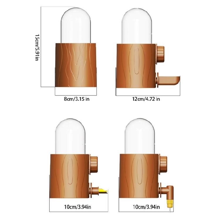 Time Saving Automatic Water Dispenser For Bird Cages Maintains Hygiene For Lovebirds Cockatiels Finches