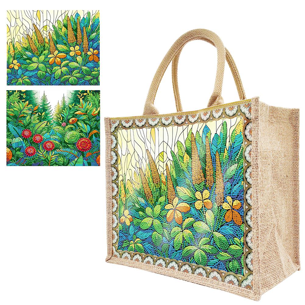 

AU Linen Garden Animal 5D DIY Diamond Handheld Bag Подарок на день рождения для друзей